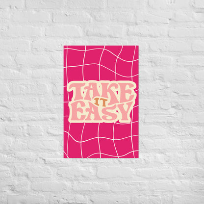 POSTER EASY I PINK I SEVERAL VARIATIONS